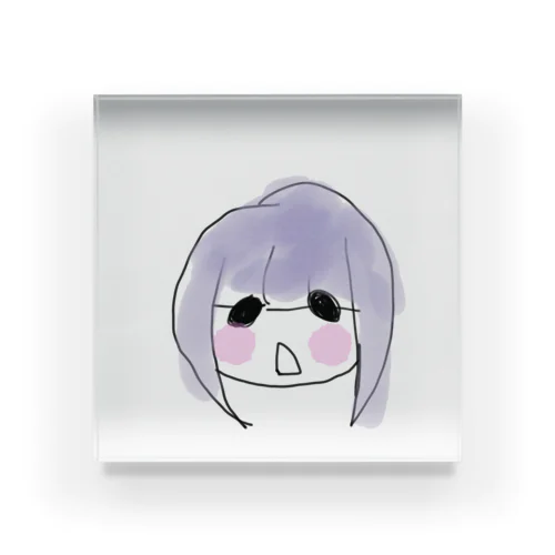 紫ちゃん Acrylic Block
