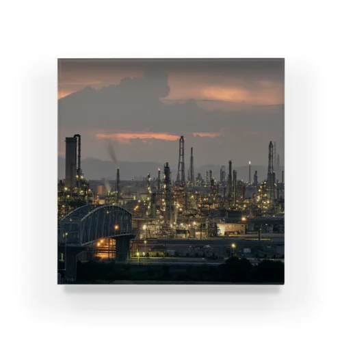 工場夜景アクリルブロック Acrylic Block