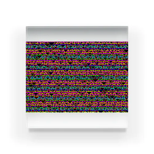 一次元セルオートマトンルール90 Acrylic Block