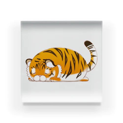 ぽてぽてタイガー Acrylic Block