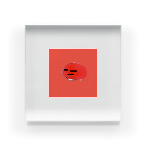 レッド偽スライムくん Acrylic Block