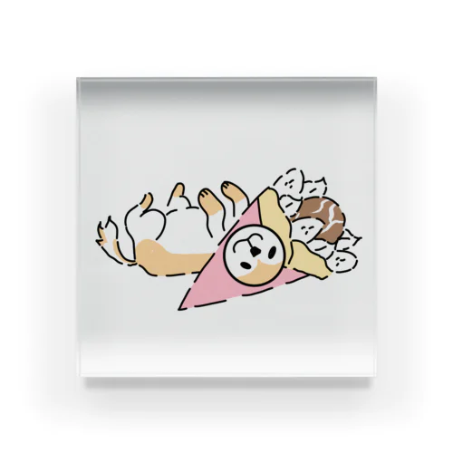 クレープ犬 Acrylic Block