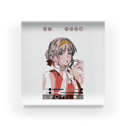 めりちのアイコンを飾る Acrylic Block