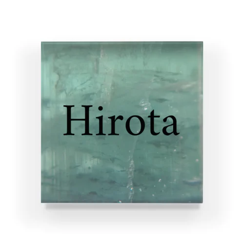 サイン Acrylic Block