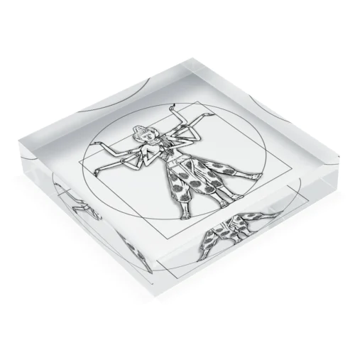 ウィトルウィウス的阿修羅像 Acrylic Block
