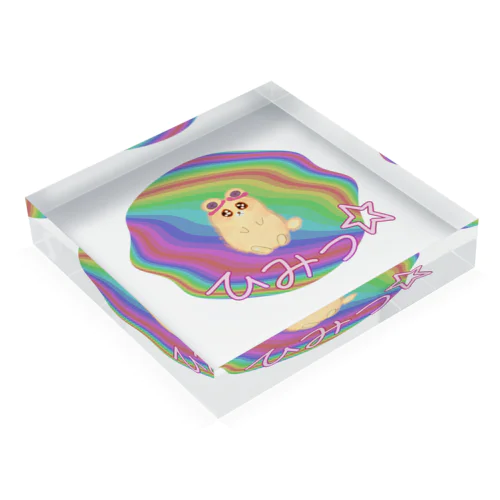 Danguma Rollie アクリルブロック ふにゃふにゃまるのかたち ひみつ☆ver. Acrylic Block