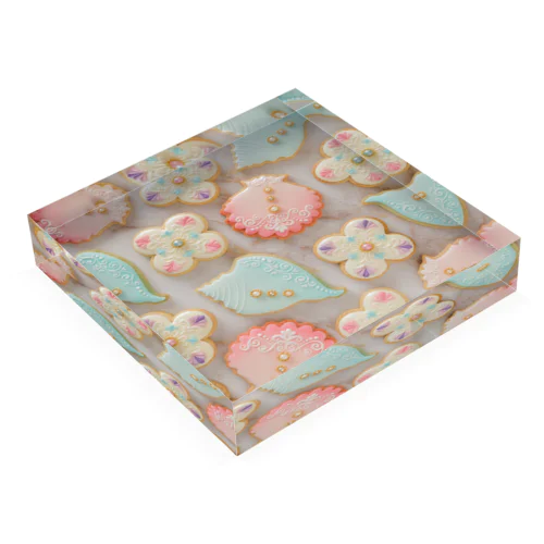 Summer shell cookies Acrylic Block