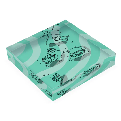 およぐカッパたち Acrylic Block