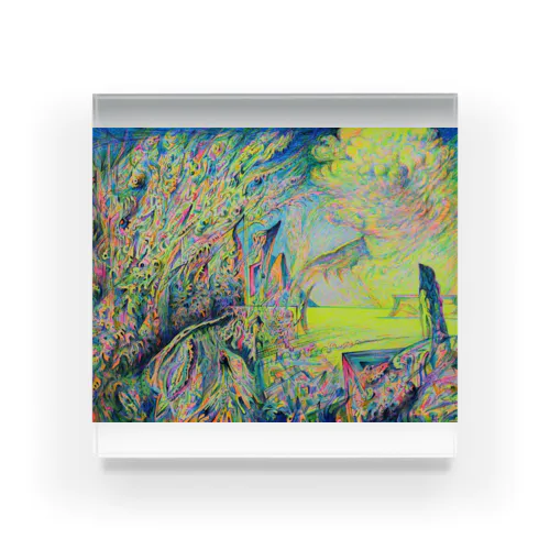 世界の禍 Acrylic Block