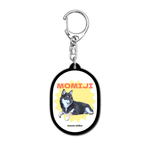 もみじアクキー丸型 Acrylic Key Chain