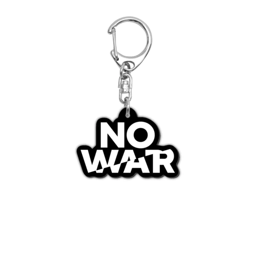 反戦｜NO WAR Acrylic Key Chain