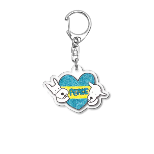ウクライナ応援団　paritora Acrylic Key Chain