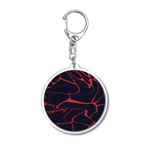 NM_phychedelic Acrylic Key Chain