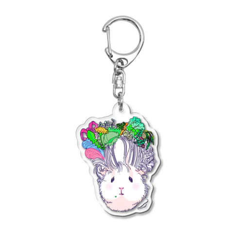 ロココなモルモット Acrylic Key Chain