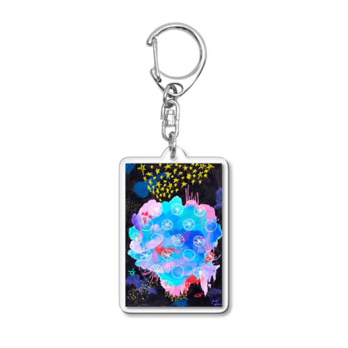『うちうせんちきうごう』アクリルキーホルダー Acrylic Key Chain