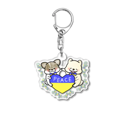 《ウクライナ支援グッズ》suu Acrylic Key Chain
