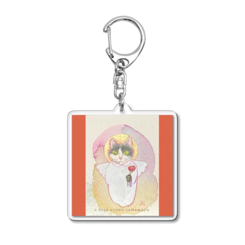 猫天使シリーズ 「ポピー」 Acrylic Key Chain