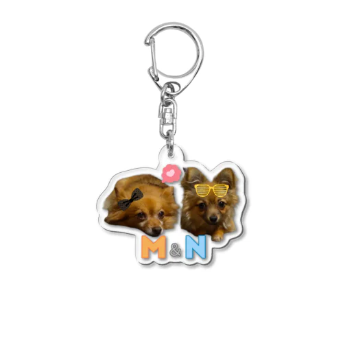 mikan＆nina Acrylic Key Chain