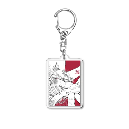 猫耳様の戯れ Acrylic Key Chain