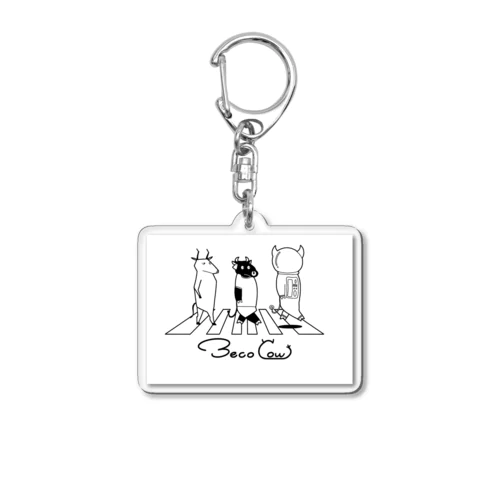 Beco Cow Acrylic Key Chain