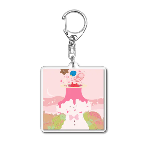 ゆめかわポポちゃん Acrylic Key Chain