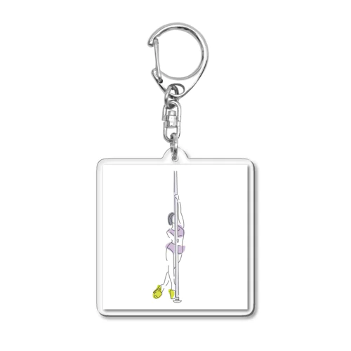 ファビュラスなポールダンサー Acrylic Key Chain