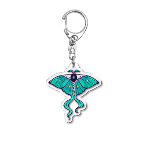 オオミズアオ Acrylic Key Chain