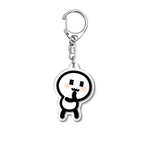 かんがえる でべちゃん Acrylic Key Chain