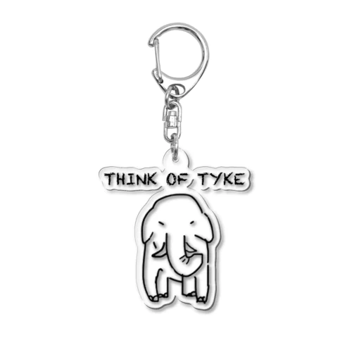 TYKE-1 ごんぎさんプロデュース (英語ロゴ) Acrylic Key Chain