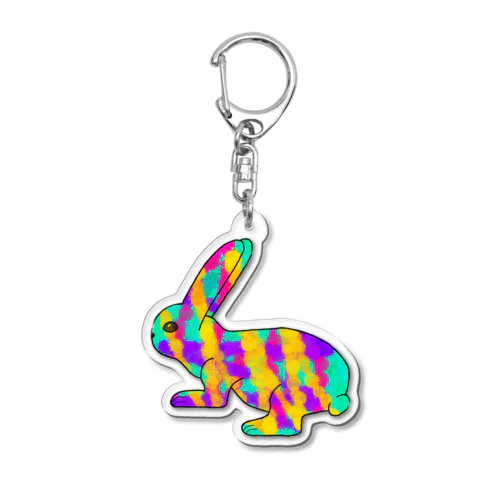 ねおんらびっと。 Acrylic Key Chain