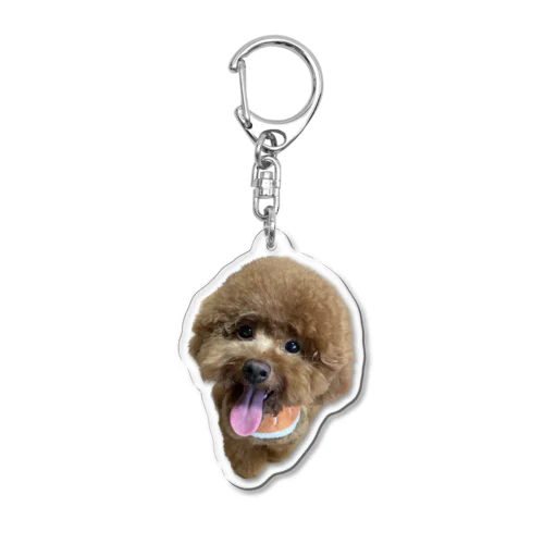 笑顔のトイプードル Acrylic Key Chain