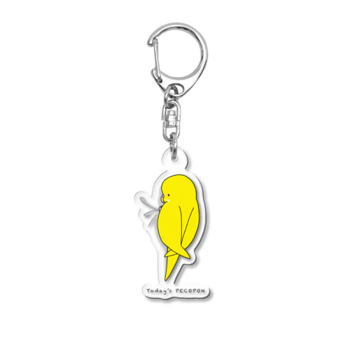 おでかけインコ Acrylic Key Chain