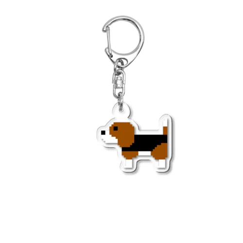 ドット絵ビーグル Acrylic Key Chain