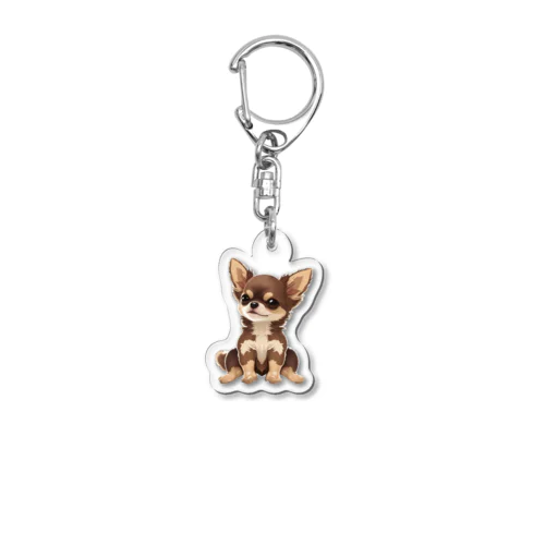 チワワ(茶)キーホルダー Acrylic Key Chain
