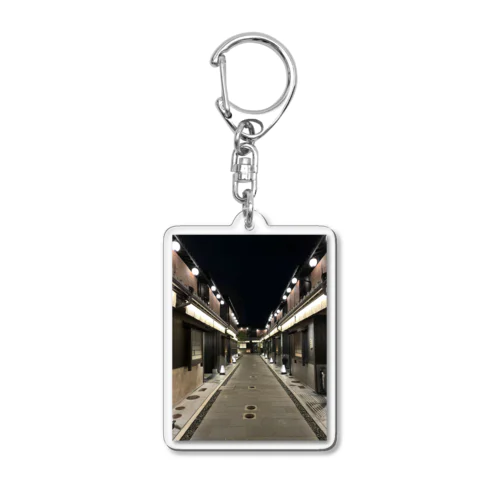 京都の風景　夜 Acrylic Key Chain