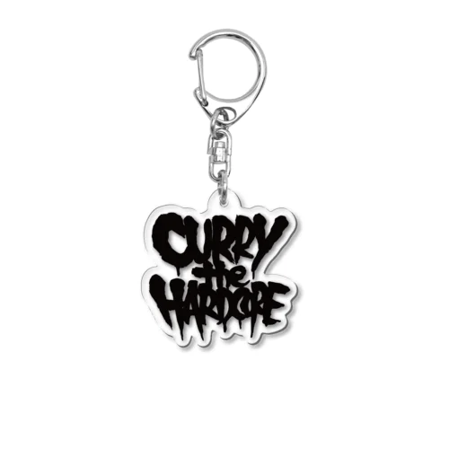 カリーザハードコアブラックロゴ Acrylic Key Chain