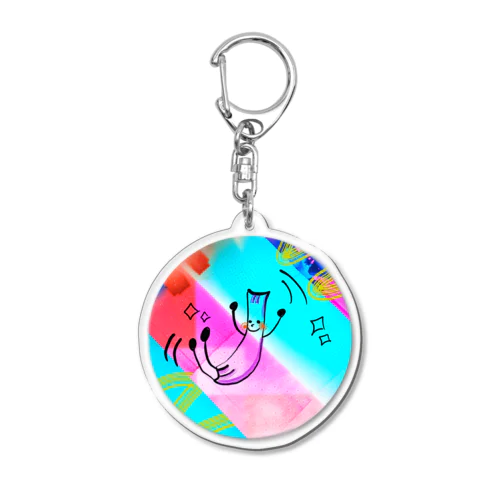 Spinning Konb Designers Goods Acrylic Key Chain