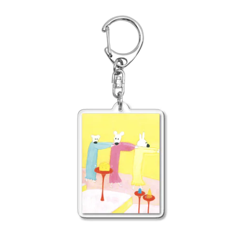 チーズ Acrylic Key Chain