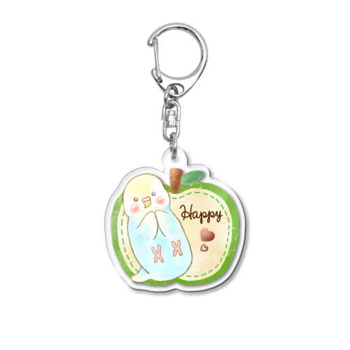 青リンゴ」アクリルキーホルダーの通販 ∞ SUZURI（スズリ）