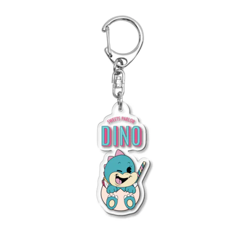 SWEETS PARLOR DINO Acrylic Key Chain