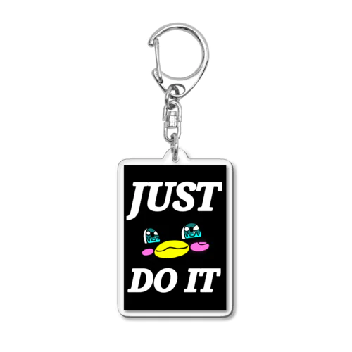 かわちぃ黒い鳥 Acrylic Key Chain