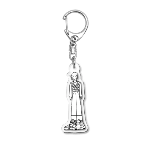 「オシャレくん」 Acrylic Key Chain