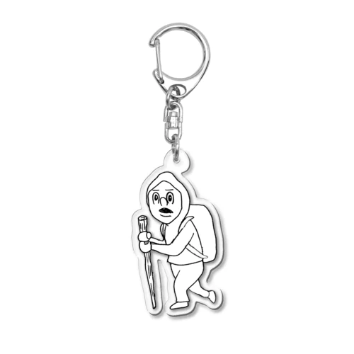 歩くわたし アクリルキーホルダー