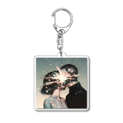 UNIVERSAL KISS Acrylic Key Chain