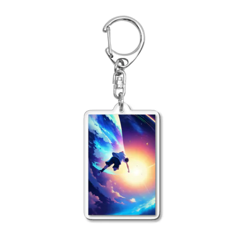 バ○とブ◯こそ、宇宙に行け Acrylic Key Chain