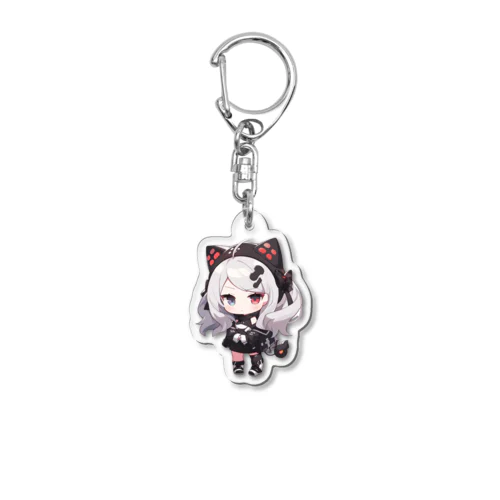 オッドアイのシロナちゃん Acrylic Key Chain