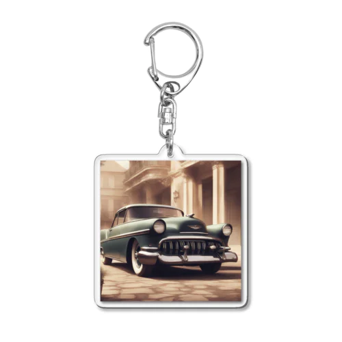 クラシックな車 Acrylic Key Chain