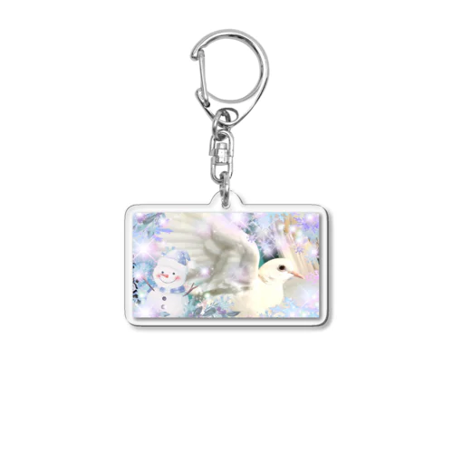 銀鳩ココロ君 Acrylic Key Chain