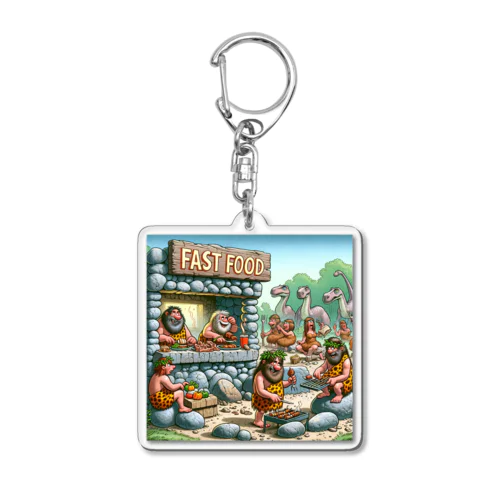 ダイナソーBBQ Acrylic Key Chain