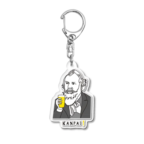 偉人 × BEER（ブラームス） Acrylic Key Chain